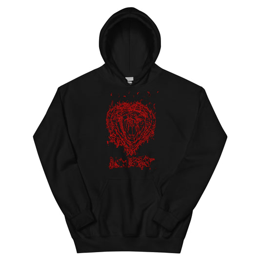 Beastbay Lion Heart Fire- Unisex Hoodie